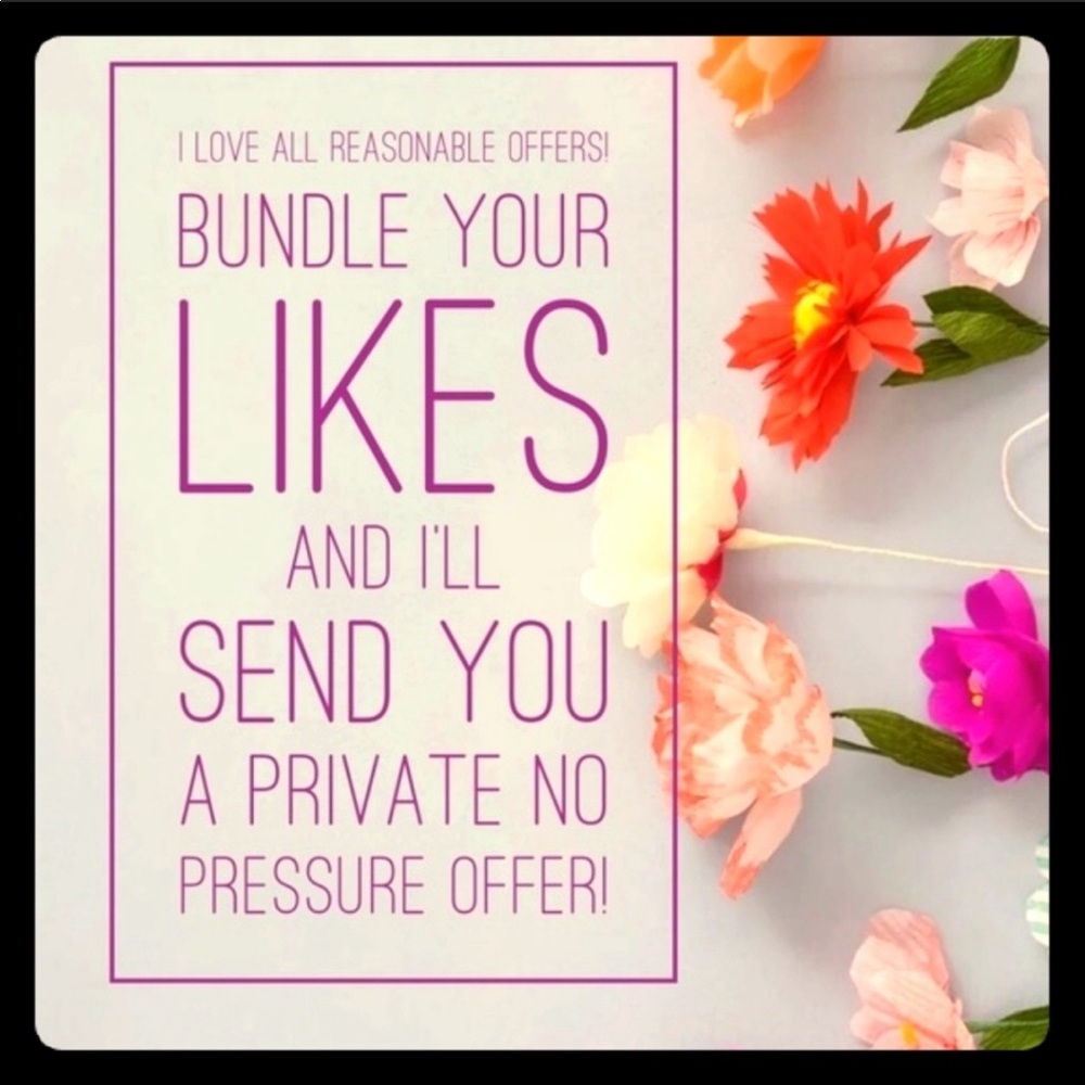 All reasonable offers considered!